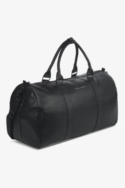 Pegador Strahan Logo Faux Leather Weekender Black