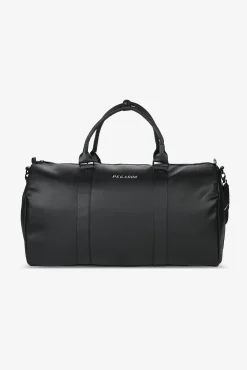 Pegador Strahan Logo Faux Leather Weekender Black