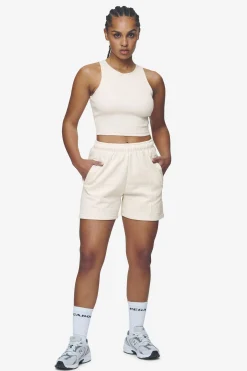 Pegador Sully High Waisted Shorts White Gum