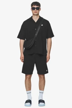 Pegador Sycamore Logo Nylon Shoulder Bag Black