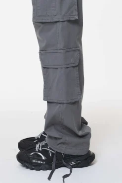 Pegador Tanum Wide Cargo Pants Anthracite Grey