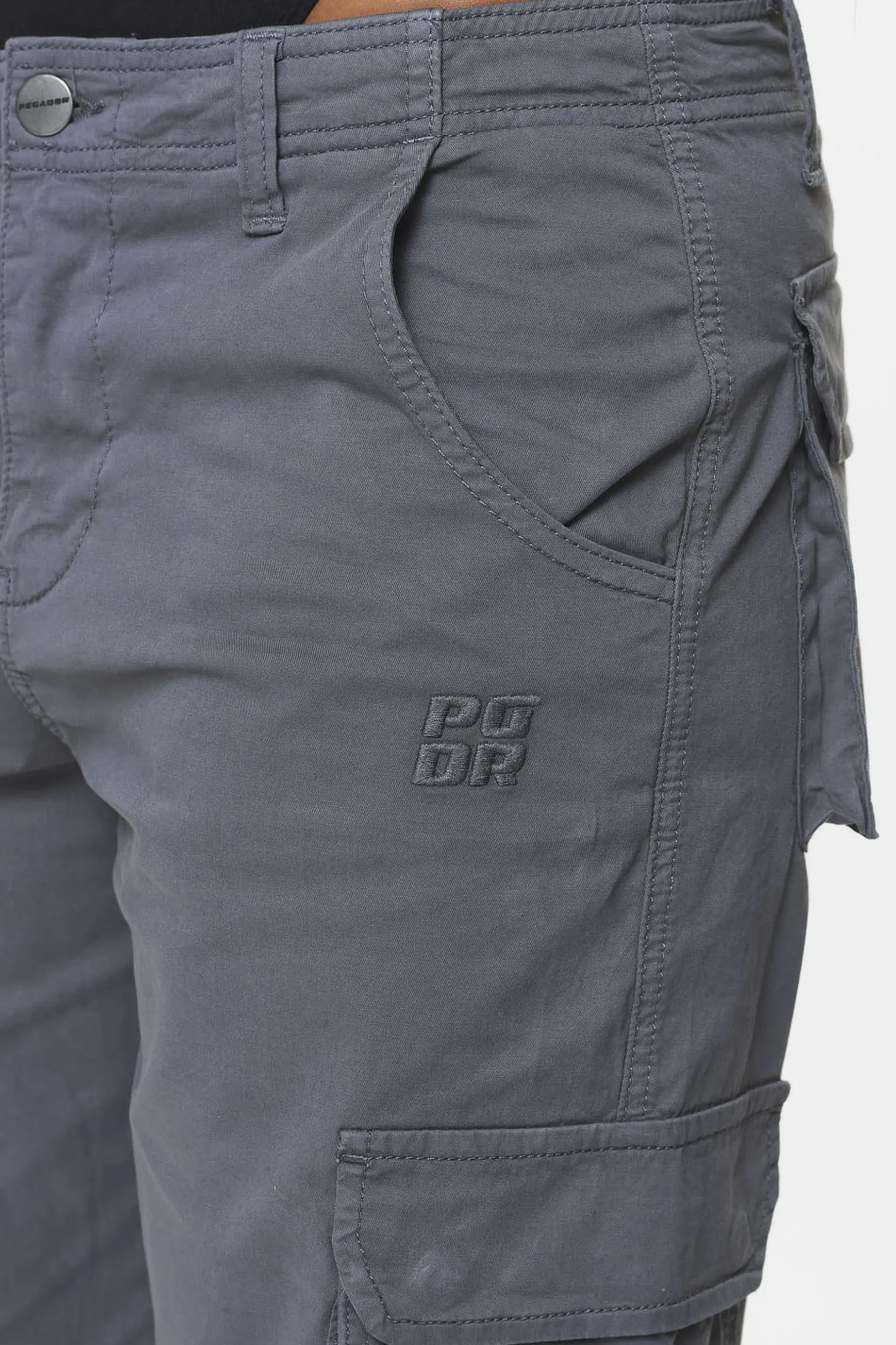 Pegador Tanum Wide Cargo Pants Anthracite Grey