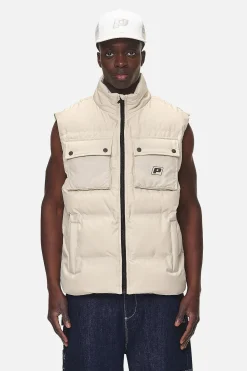 Pegador Tarbal Cargo Puffer Vest Desert Sand