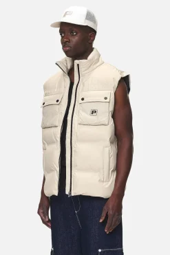 Pegador Tarbal Cargo Puffer Vest Desert Sand