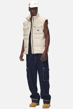Pegador Tarbal Cargo Puffer Vest Desert Sand