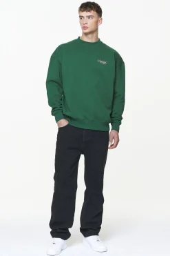 Pegador Tavery Oversized Sweater Vintage Washed British Green