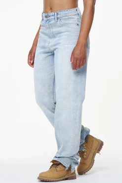 Pegador Terrance Wide Jeans Washed Light Blue