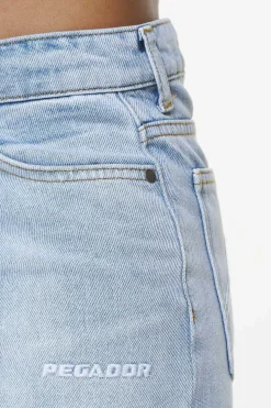 Pegador Terrance Wide Jeans Washed Light Blue