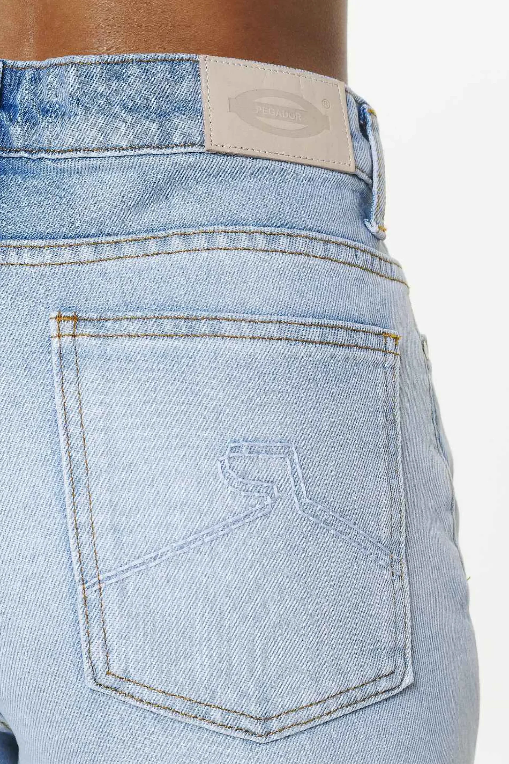 Pegador Terrance Wide Jeans Washed Light Blue