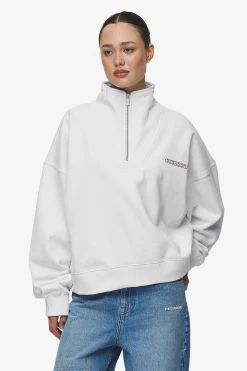 Pegador Thea Oversized Halfzip Sweater White