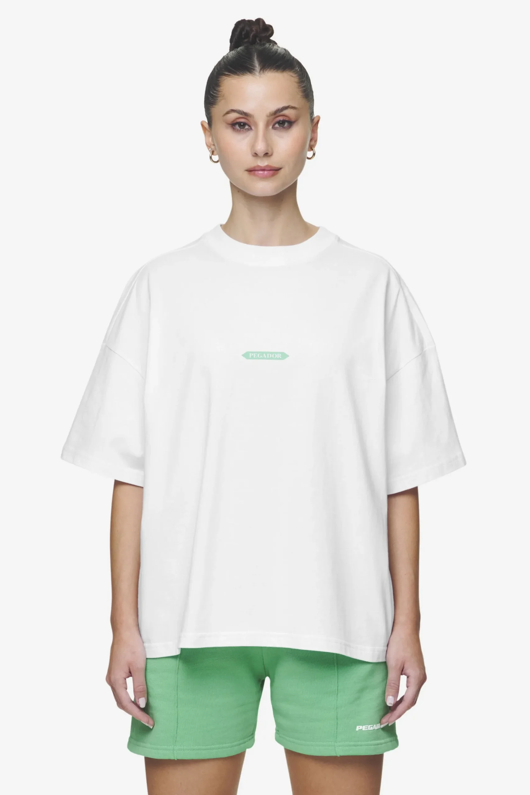 Pegador Tia Heavy Oversized Tee White