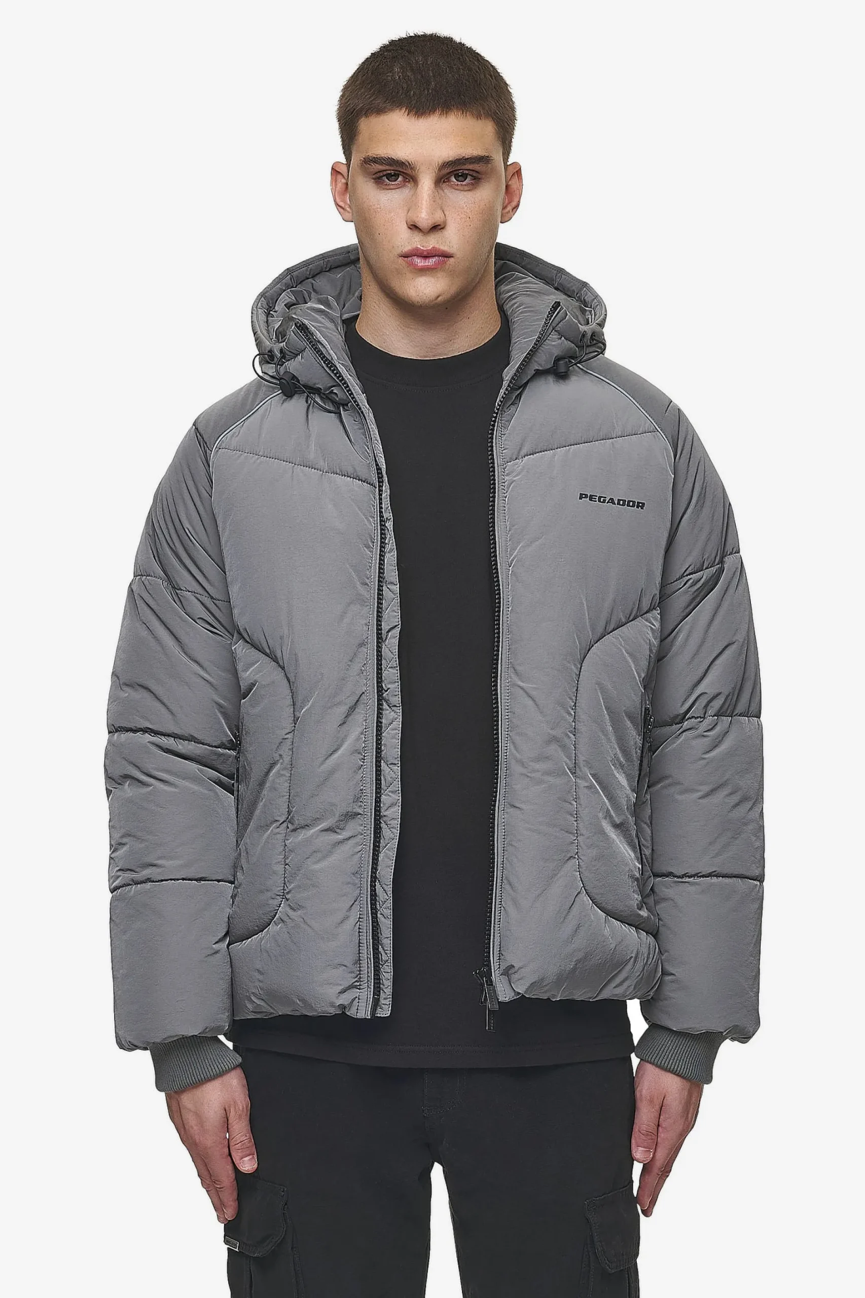 Pegador Toby Crushed Raglan Puffer Jacket