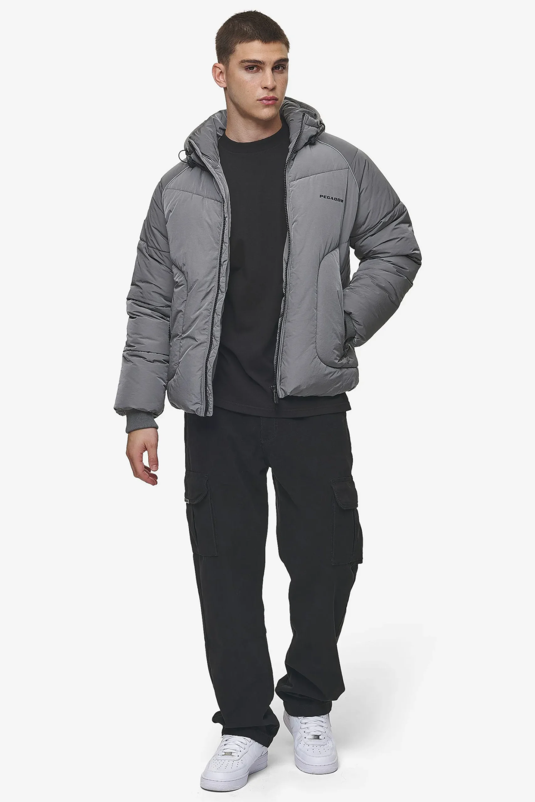 Pegador Toby Crushed Raglan Puffer Jacket