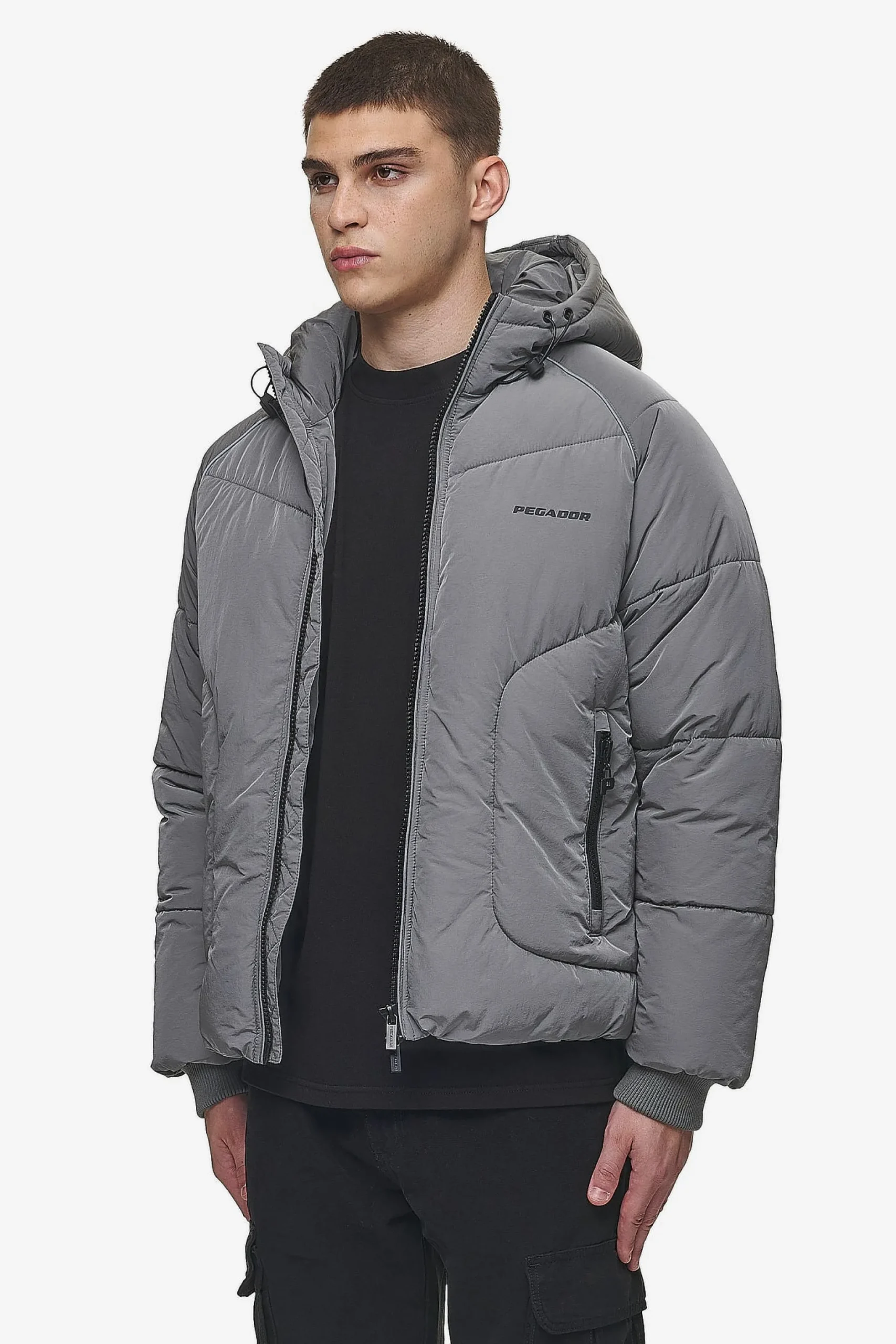 Pegador Toby Crushed Raglan Puffer Jacket