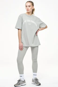 Pegador Topa Oversized Tee Vintage Washed Quiet Gray