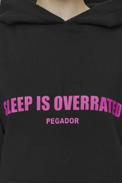 Pegador Tori Oversized Hoodie Washed Black