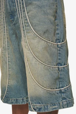 Pegador Treasure Jorts Vintage Blue