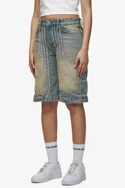 Pegador Treasure Jorts Vintage Blue