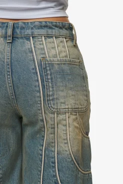 Pegador Treasure Jorts Vintage Blue