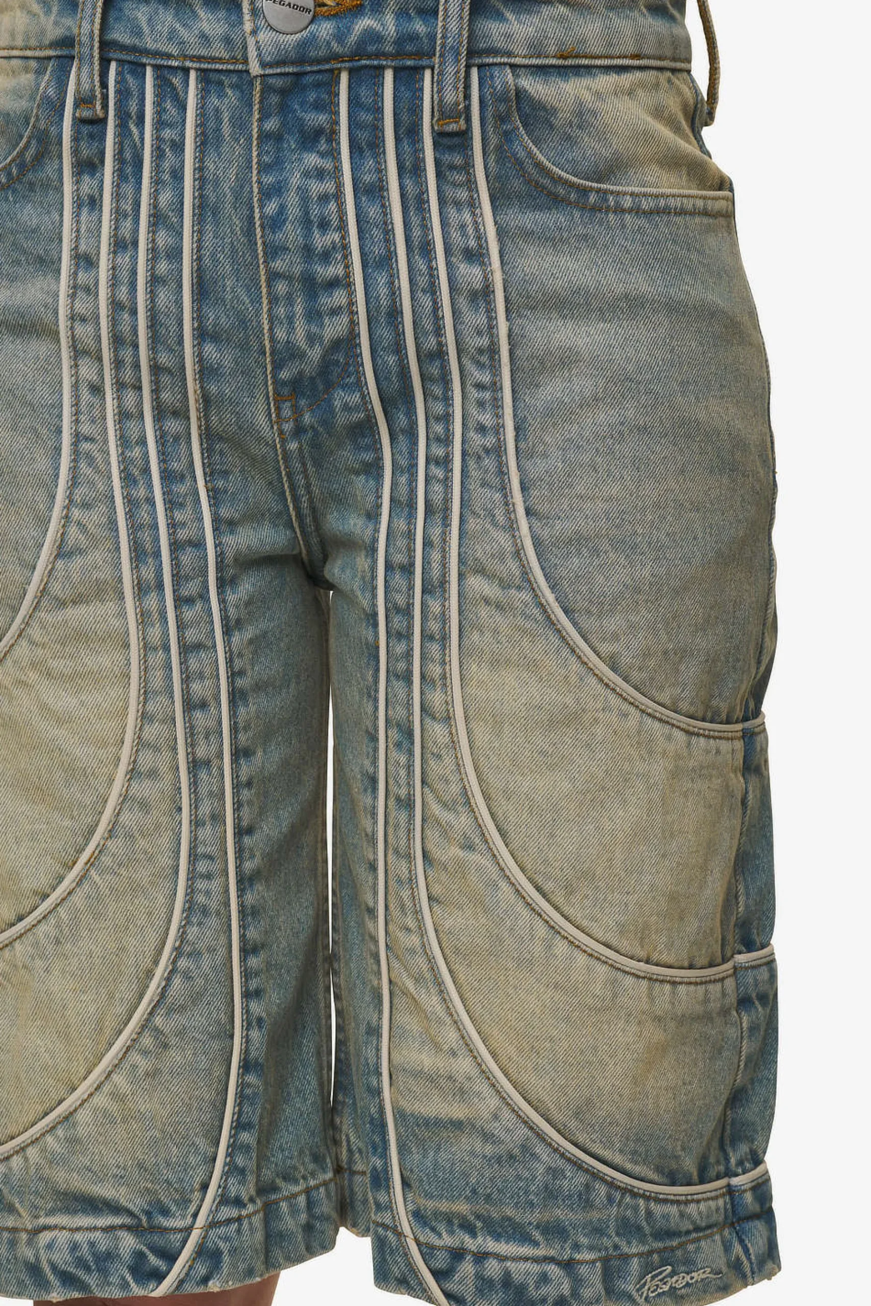 Pegador Treasure Jorts Vintage Blue