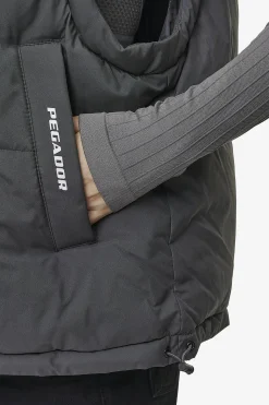 Pegador Trixy 4 In 1 Reversible Puffer Jacket Anthracite