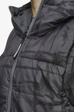 Pegador Trixy 4 In 1 Reversible Puffer Jacket Anthracite