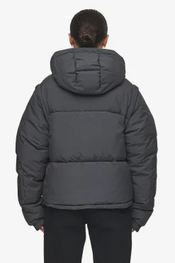 Pegador Trixy 4 In 1 Reversible Puffer Jacket Anthracite