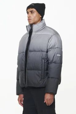 Pegador Tunis Faded Puffer Jacket Dark Grey