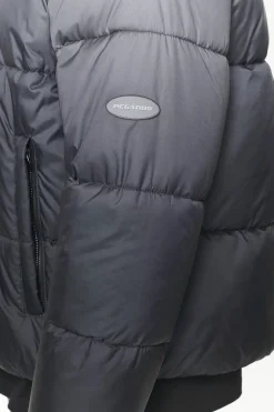 Pegador Tunis Faded Puffer Jacket Dark Grey