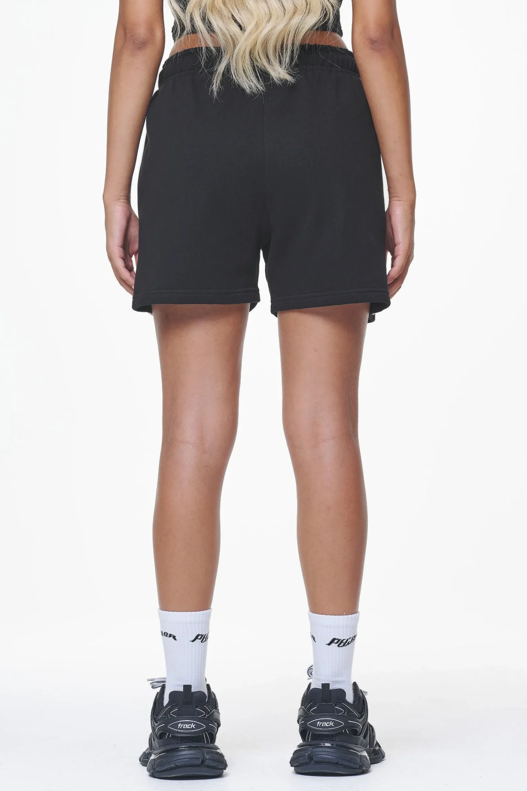 Pegador Umbria High Waisted Shorts Black Gum