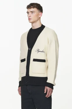 Pegador Unio Knit Cardigan Onyx Black Kingdom Beige