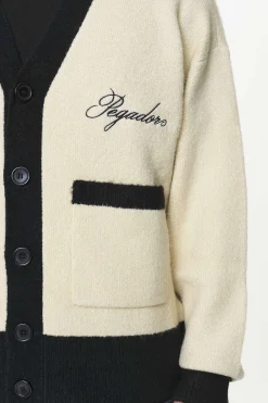 Pegador Unio Knit Cardigan Onyx Black Kingdom Beige
