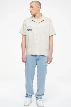 Pegador Vanness Baggy Jeans Washed Blue