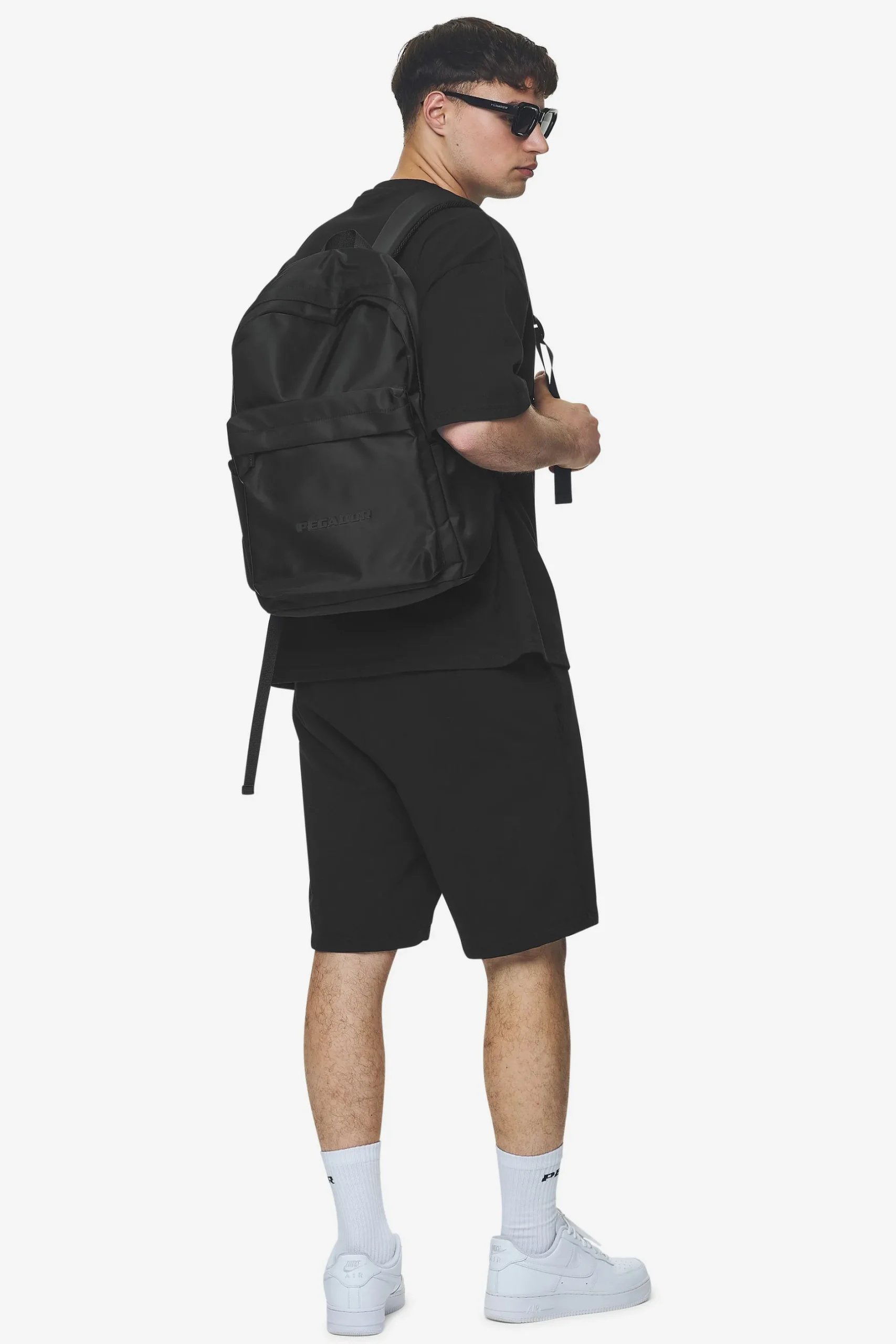 Pegador Ventnor Logo Nylon Backpack Black