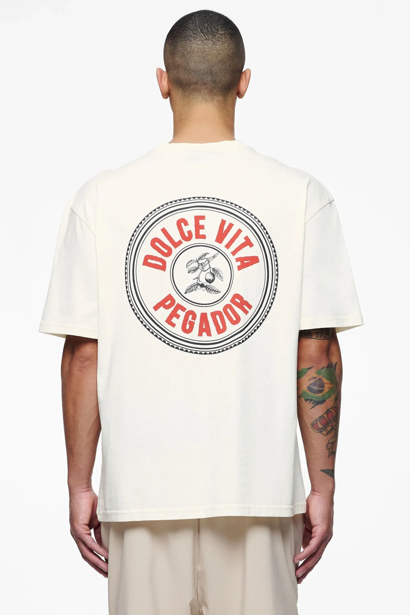 Pegador Verity Oversized Tee Vintage Washed Unbleached
