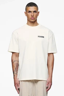 Pegador Verity Oversized Tee Vintage Washed Unbleached