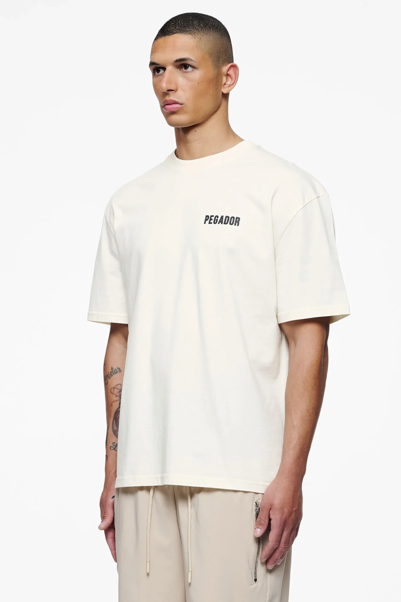 Pegador Verity Oversized Tee Vintage Washed Unbleached