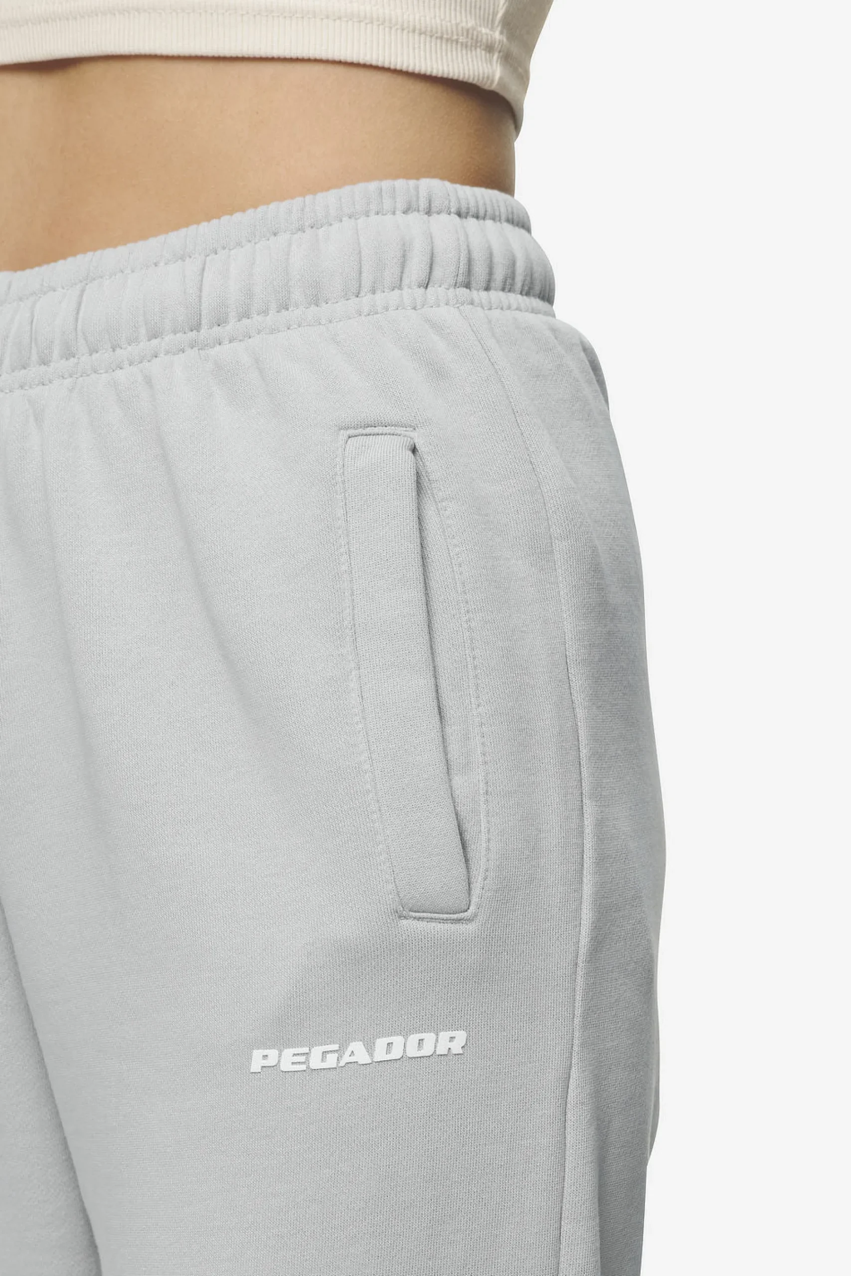 Pegador Villa High Waisted Sweat Pants White Gum