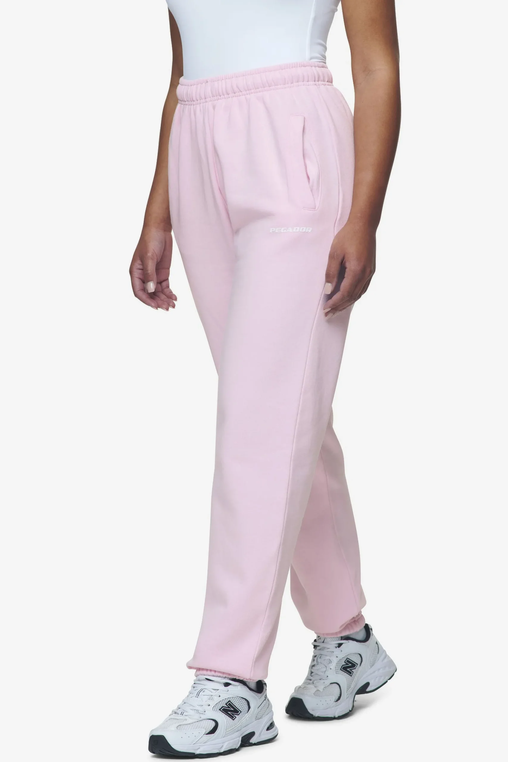 Pegador Villa High Waisted Sweat Pants White Gum