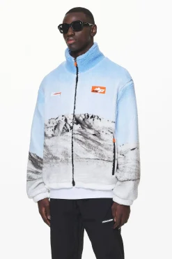 Pegador Vulcan Teddy Jacket Blue White