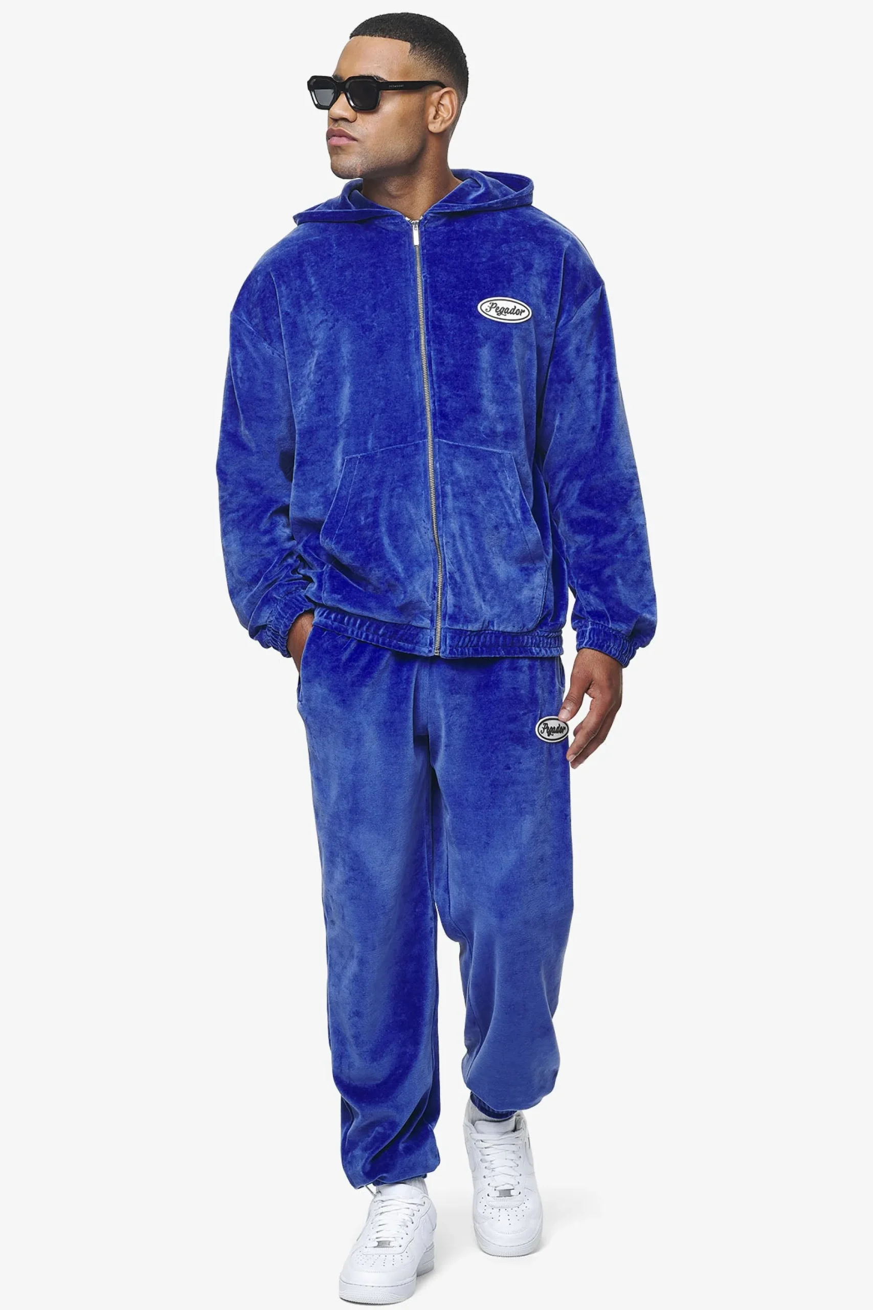 Pegador Weaver Oversized Velour Pants Magic Violet