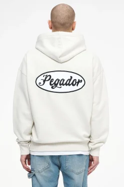 Pegador West Oversized Sweat Jacket Vintage Washed Angels Cream