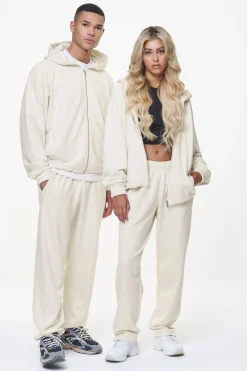 Pegador Winds Terry Heavy Sweat Pants Cream Melange