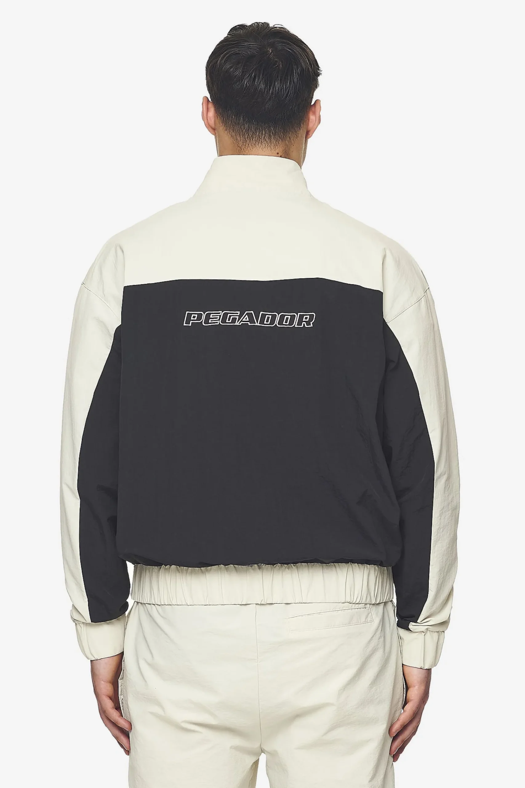 Pegador Wolsey Track Jacket Salty Cream Black