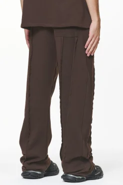 Pegador Wyso Inside Out Terry Sweat Pants Washed Oak Brown