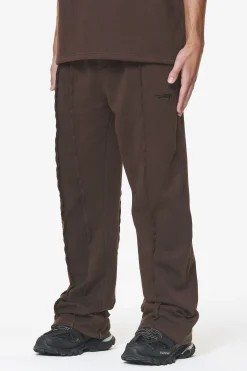 Pegador Wyso Inside Out Terry Sweat Pants Washed Oak Brown