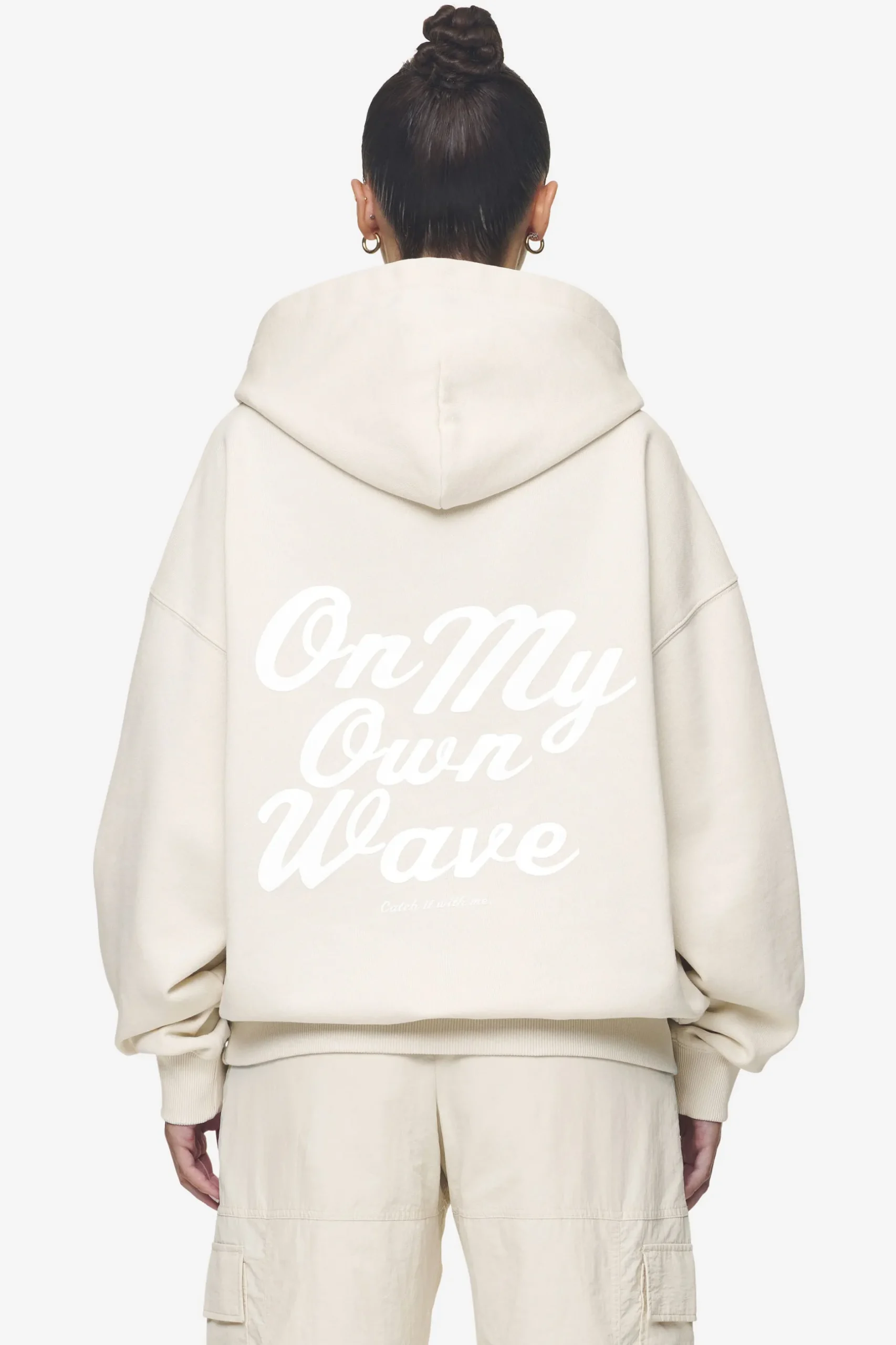 Pegador Yebra Oversized Hoodie Washed Coast Sand