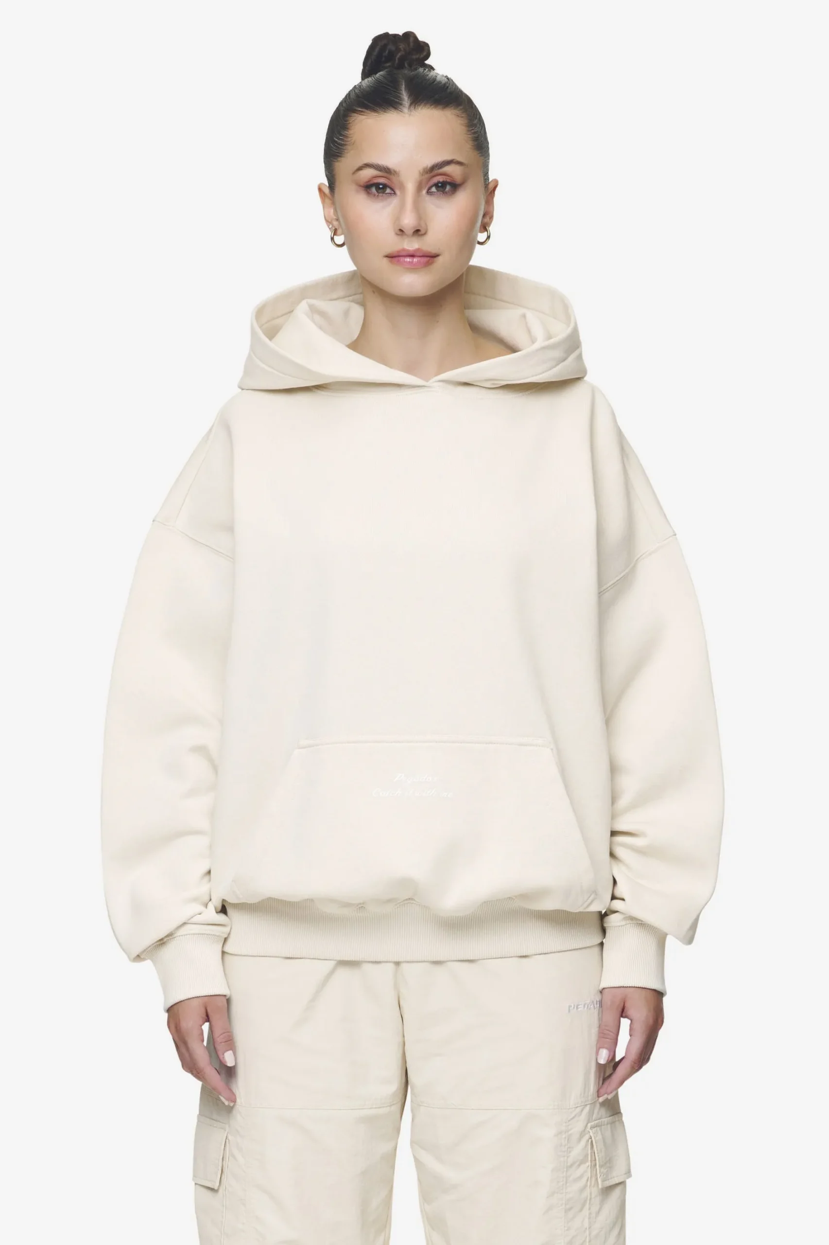 Pegador Yebra Oversized Hoodie Washed Coast Sand