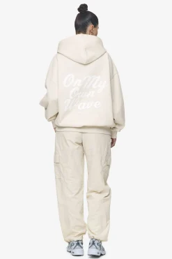 Pegador Yebra Oversized Hoodie Washed Coast Sand