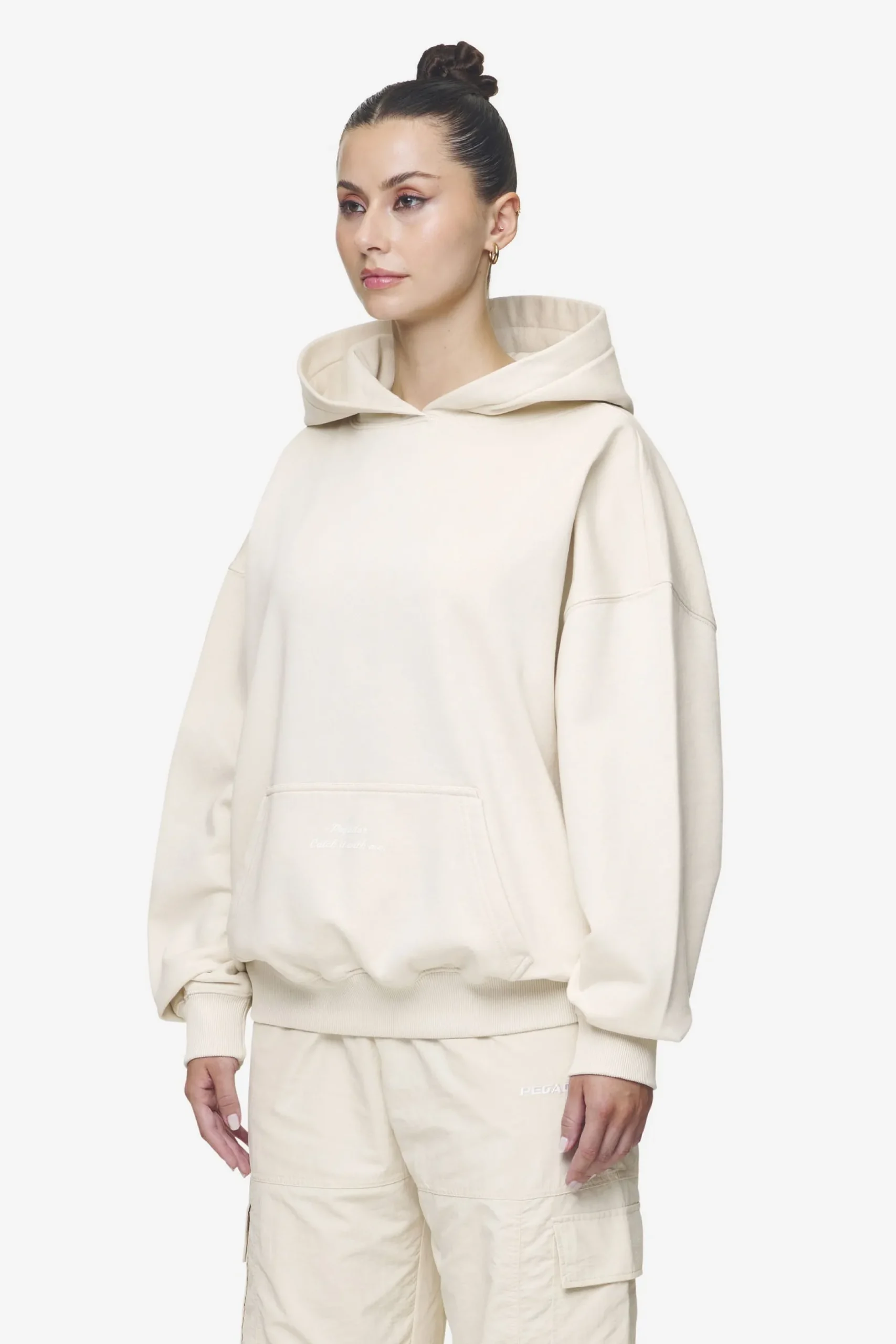 Pegador Yebra Oversized Hoodie Washed Coast Sand